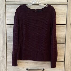 American Eagle Maroon Knit Sweater